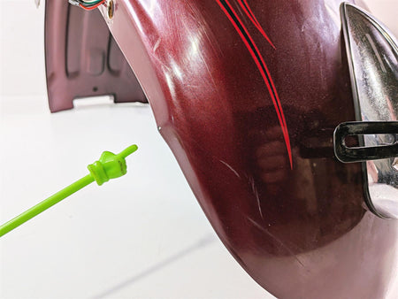 2009 Harley FXCWC Softail Rocker Rear Fender Crimson Red Sunglo - Read 60132-08A {{ shop.shopifyCountryName }} - Mototech271