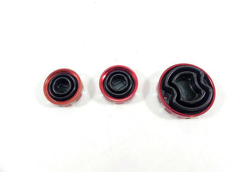 2012 Ducati Monster 1100 EVO Crazy Sports Red Clutch Brake Master Reservoir Lid {{ shop.shopifyCountryName }} - Mototech271