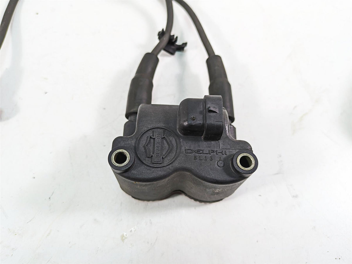 2009 Harley Dyna FXDFSE CVO Fat Bob Delphi Ignition Coil Wires Plug Set 31743-01 {{ shop.shopifyCountryName }} - Mototech271