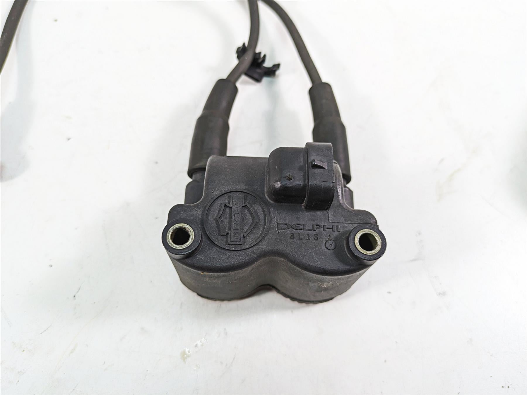 2009 Harley Dyna FXDFSE CVO Fat Bob Delphi Ignition Coil Wires Plug Set 31743-01 {{ shop.shopifyCountryName }} - Mototech271