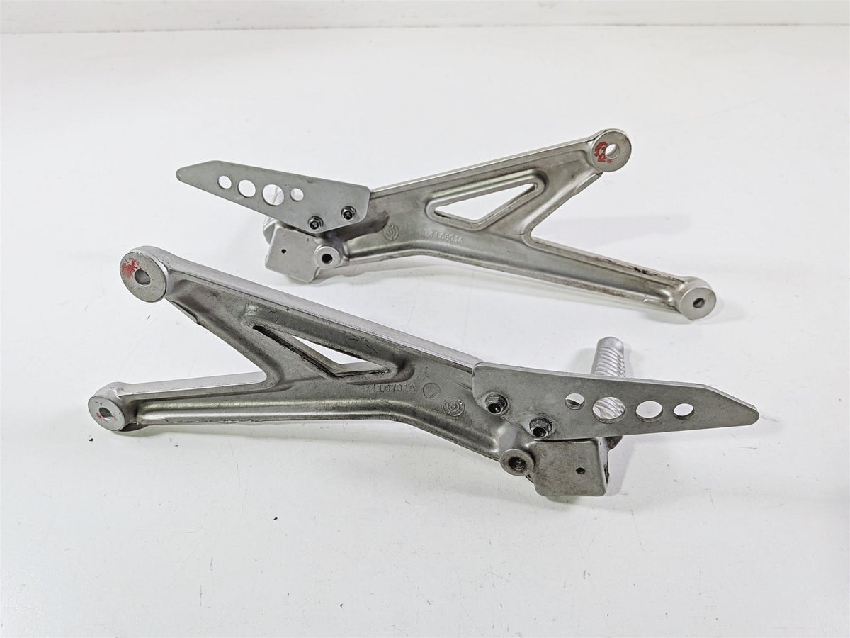 2009 Ducati Hypermotard 1100 S Rear Passenger Foot Peg Set 82410791A 82410801A-Mototech271