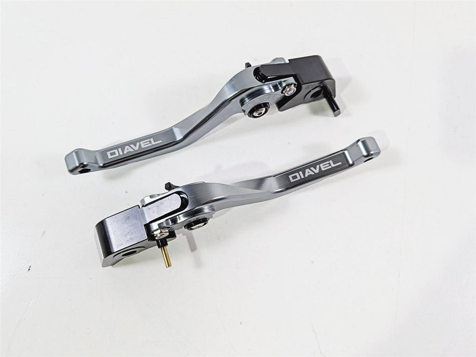 2015 Ducati Diavel Dark Front Adjustable Clutch Brake Lever Set-Mototech271