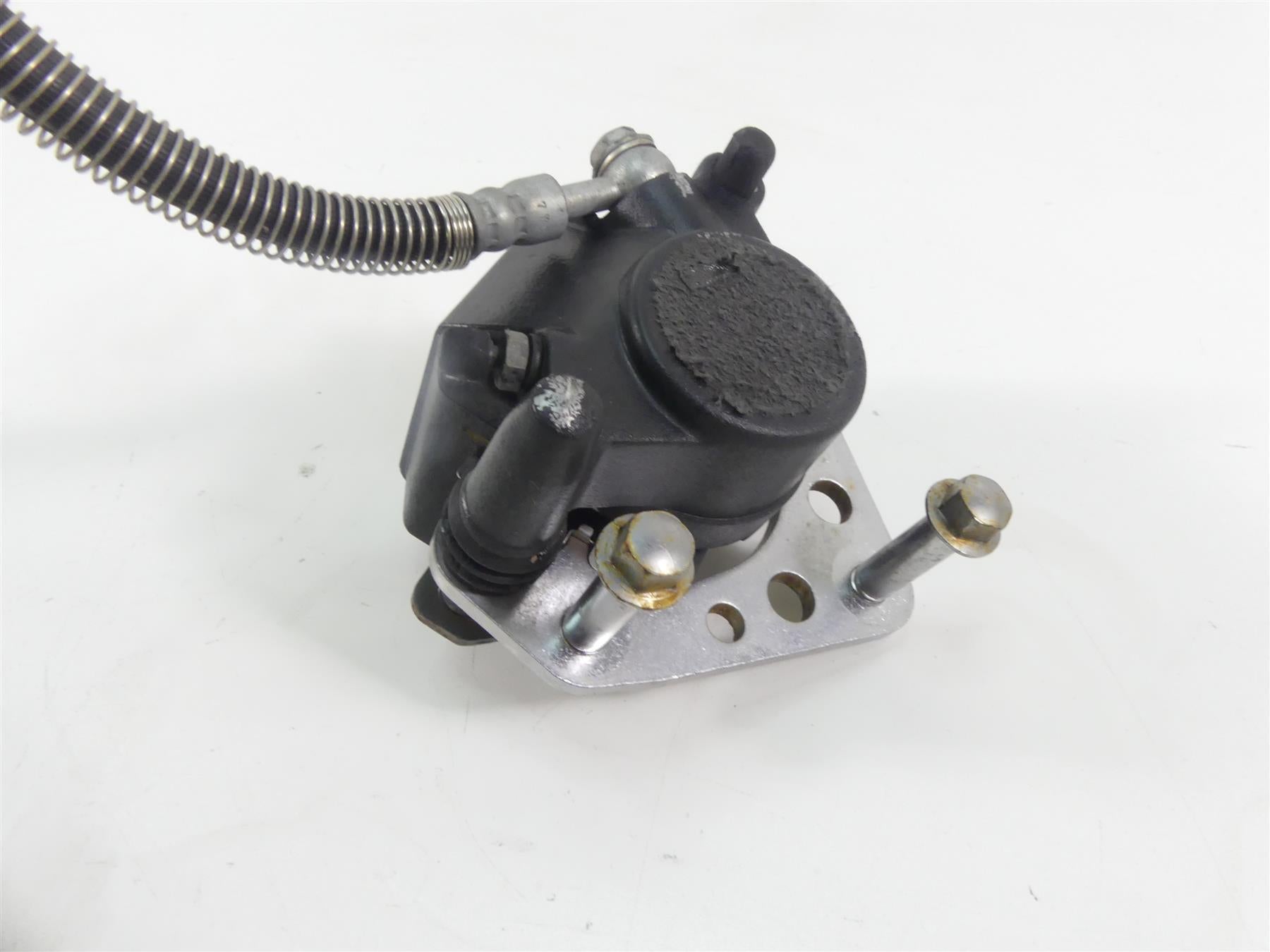 1998 Kawasaki VN800 Vulcan Front Brake Caliper Bracket & Line 43041-1487-GN {{ shop.shopifyCountryName }} - Mototech271