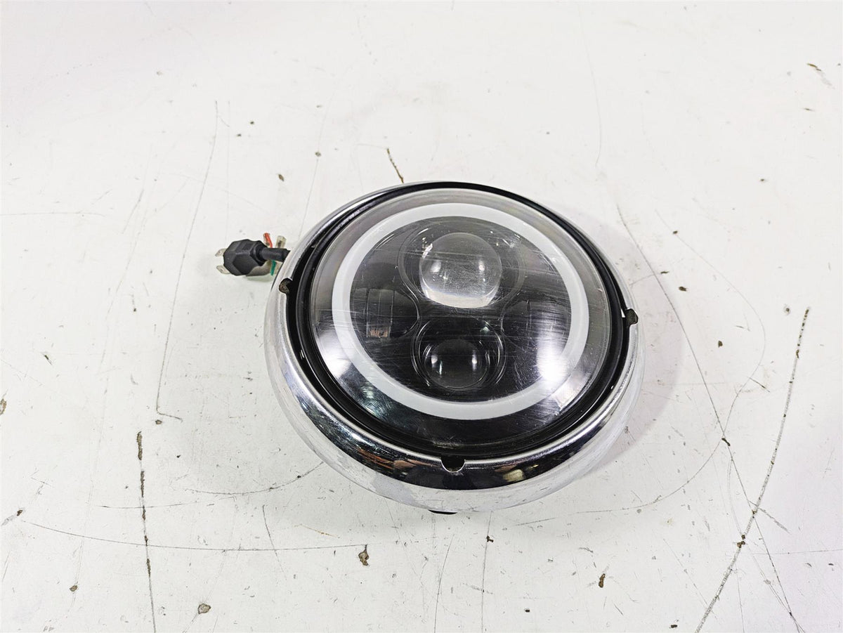 2003 Harley Touring FLHTCUI E-Glide 100th Led Headlight Head Lamp Light {{ shop.shopifyCountryName }} - Mototech271