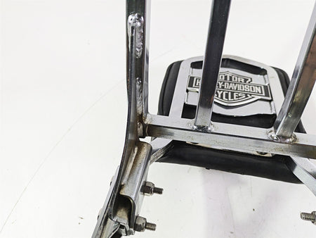 2002 Harley Dyna FXDL Low Rider Rear Chrome Sissy Bar Backrest Six Pack Rack {{ shop.shopifyCountryName }} - Mototech271