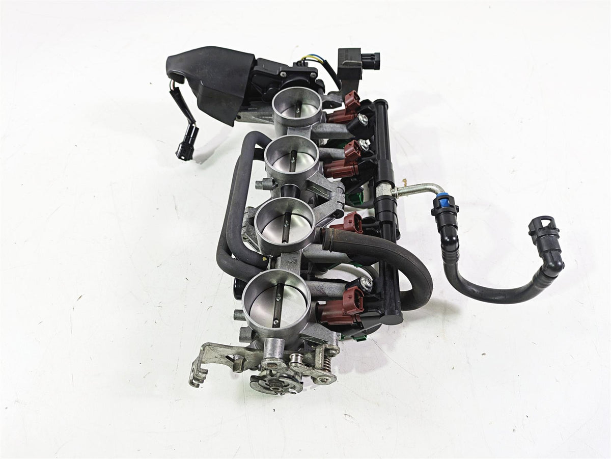 2008 Suzuki GSXR600 Mikuni Throttle Bodies Body Set 14K Tested 3406-37H01 {{ shop.shopifyCountryName }} - Mototech271