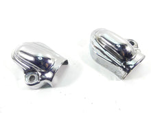 Load image into Gallery viewer, 2005 Harley VRSCSE CVO V-Rod Rear Axle Swingarm Chrome Cover -Read 45621-02
