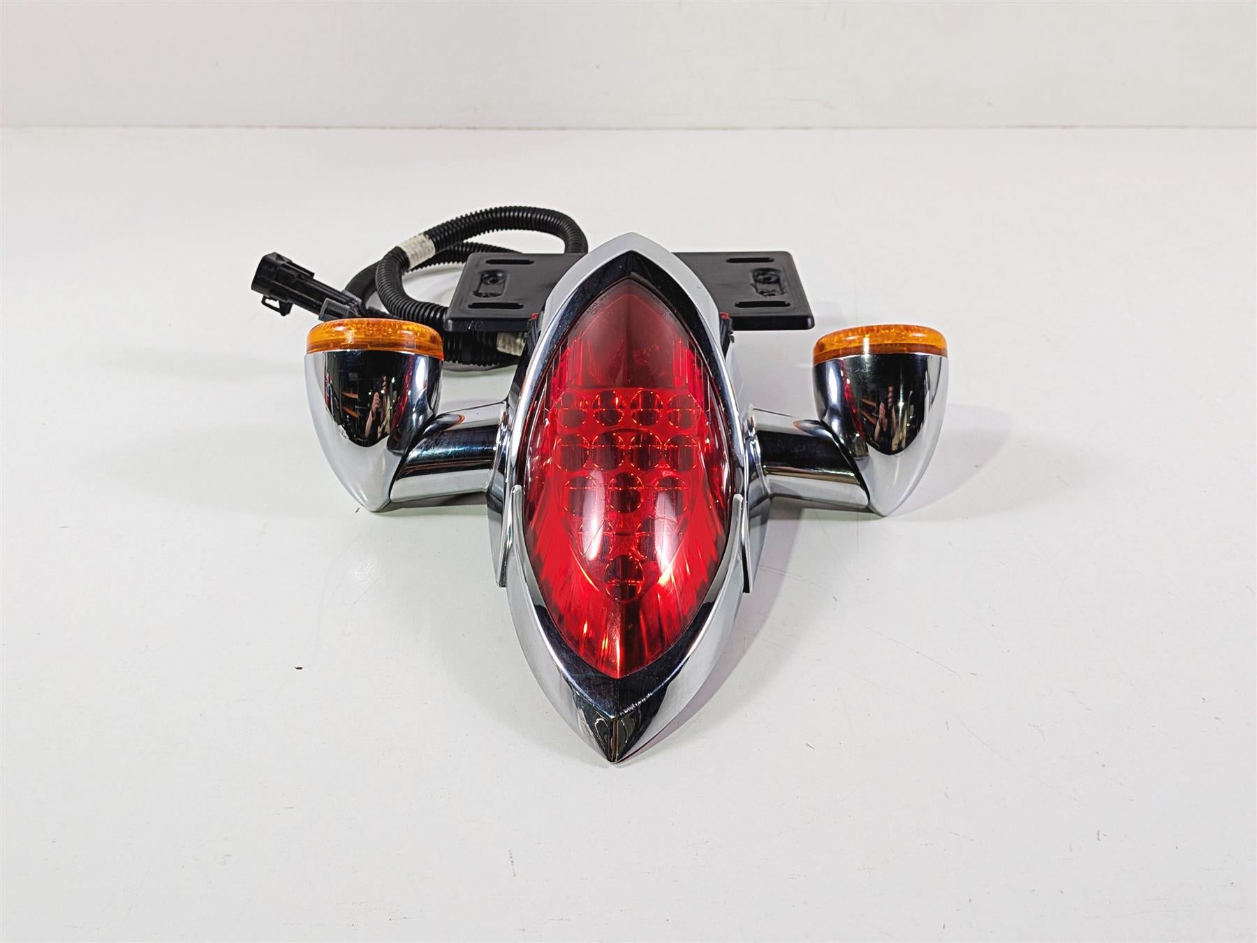 2015 Indian Chieftain Taillight Blinker Turn Signal Plate Holder Set 5138445-Mototech271