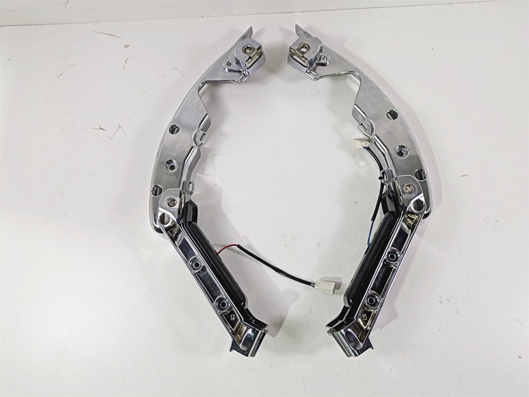2016 Harley Touring FLHR Road King Rear Chrome Bag Support & Light Set 90200503 {{ shop.shopifyCountryName }} - Mototech271