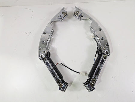 2016 Harley Touring FLHR Road King Rear Chrome Bag Support & Light Set 90200503 {{ shop.shopifyCountryName }} - Mototech271