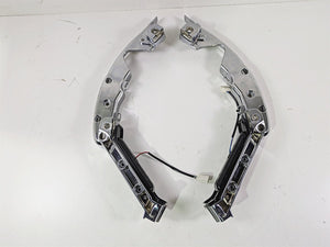 2016 Harley Touring FLHR Road King  Rear Chrome Bag Support & Light Set 90200503