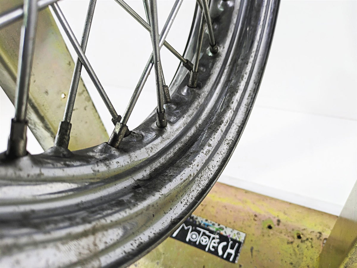 2003 Harley FLSTC Softail Heritage 100th Rear Wheel Rim 15x3 -READ 40700-05A {{ shop.shopifyCountryName }} - Mototech271