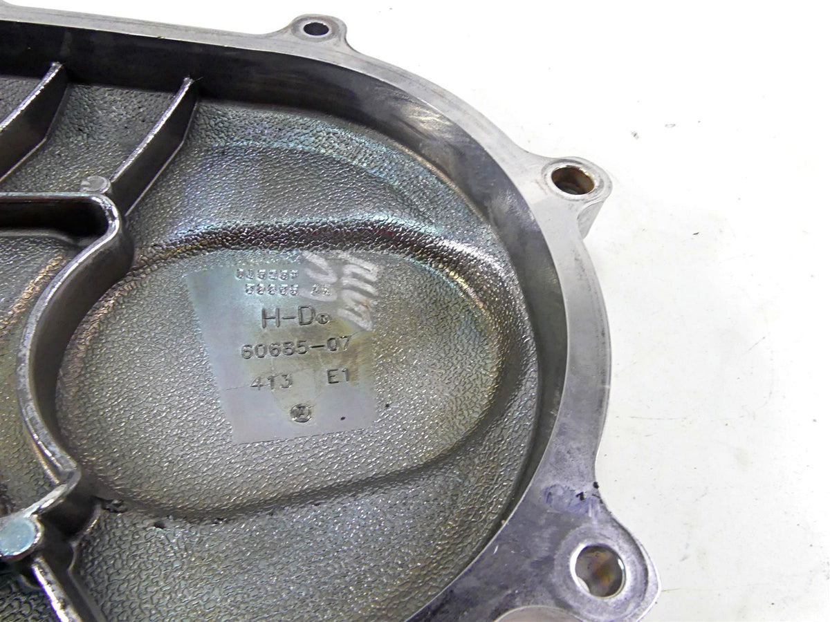 2007 Harley Touring FLHRC Road King Outer Primary Drive Clutch Cover 60685-07 {{ shop.shopifyCountryName }} - Mototech271