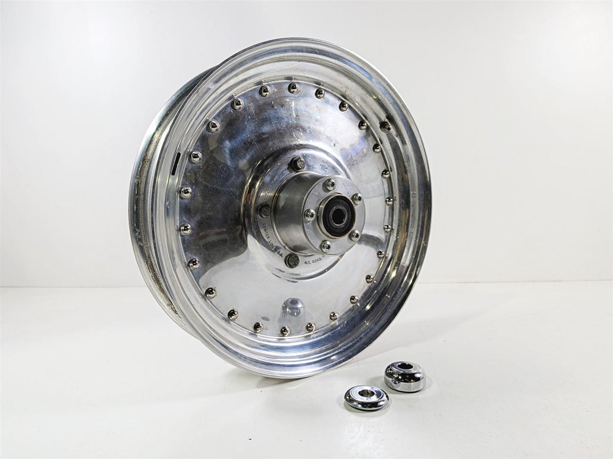2005 Harley Softail FLSTFSE CVO Fat Boy Front Wheel Rim Solid 16x3 41312-04-Mototech271