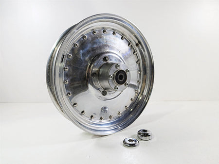 2005 Harley Softail FLSTFSE CVO Fat Boy Front Wheel Rim Solid 16x3 41312-04-Mototech271