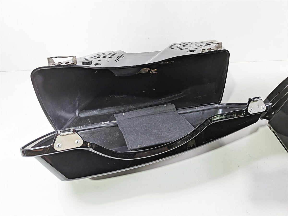 2017 Harley Touring FLHXS Street Glide Stretched Aftermarket Saddlebag Saddle Bag Set {{ shop.shopifyCountryName }} - Mototech271