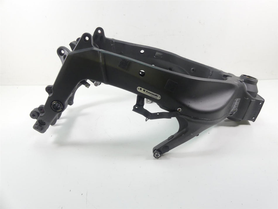 2013 Kawasaki ZX636 ZX6R Ninja Main Frame Chassis With Clean Texas Title - Dented - Read 32160-0642 {{ shop.shopifyCountryName }} - Mototech271