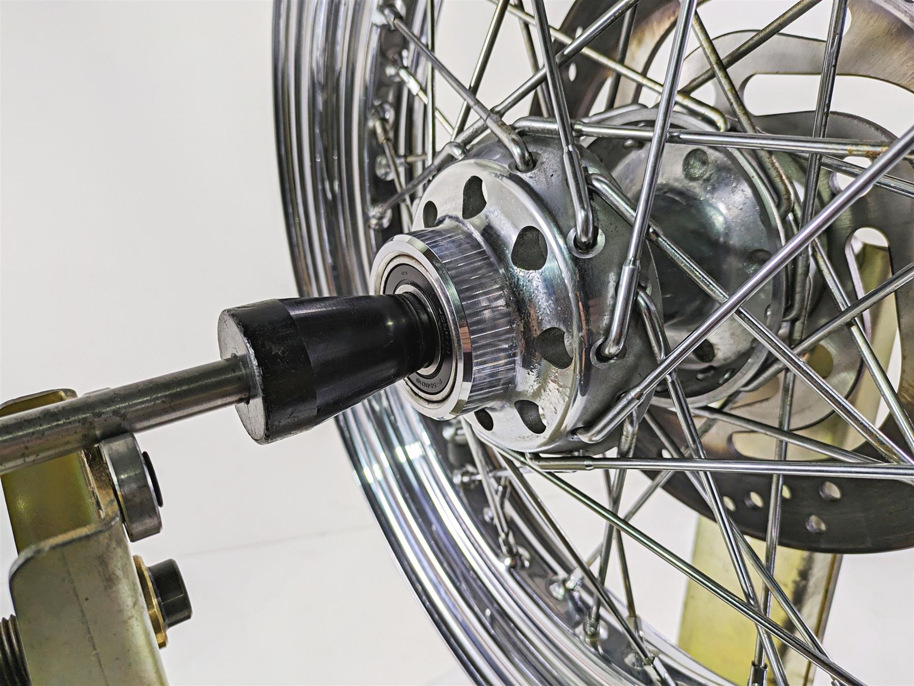 2008 Harley FLSTC Softail Heritage Straight 16x3 Front Spoke Wheel Rim 41508-08 {{ shop.shopifyCountryName }} - Mototech271
