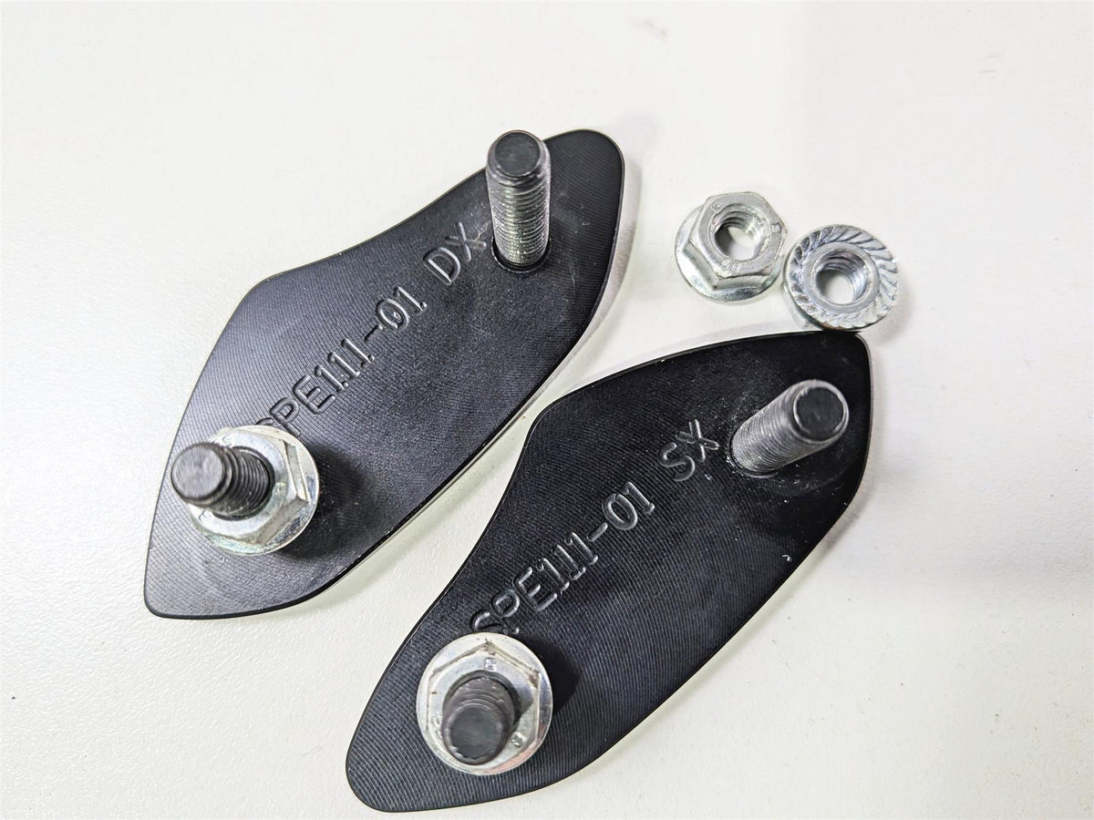 2018 Aprilia RSV4 RR Mirror Delete Block Off Plates Lightech SPE111-01 {{ shop.shopifyCountryName }} - Mototech271