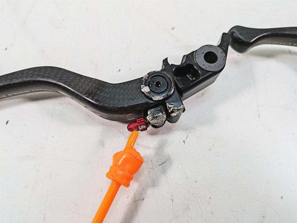 2020 Aprilia Tuono V4 Factory CRG Carbon Fiber Levers & Clutch Perch CN-641-T {{ shop.shopifyCountryName }} - Mototech271
