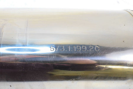 2008 Ducati 848 Polished Exhaust Pipe Muffler Silencer Set 57411962C 57311992C {{ shop.shopifyCountryName }} - Mototech271