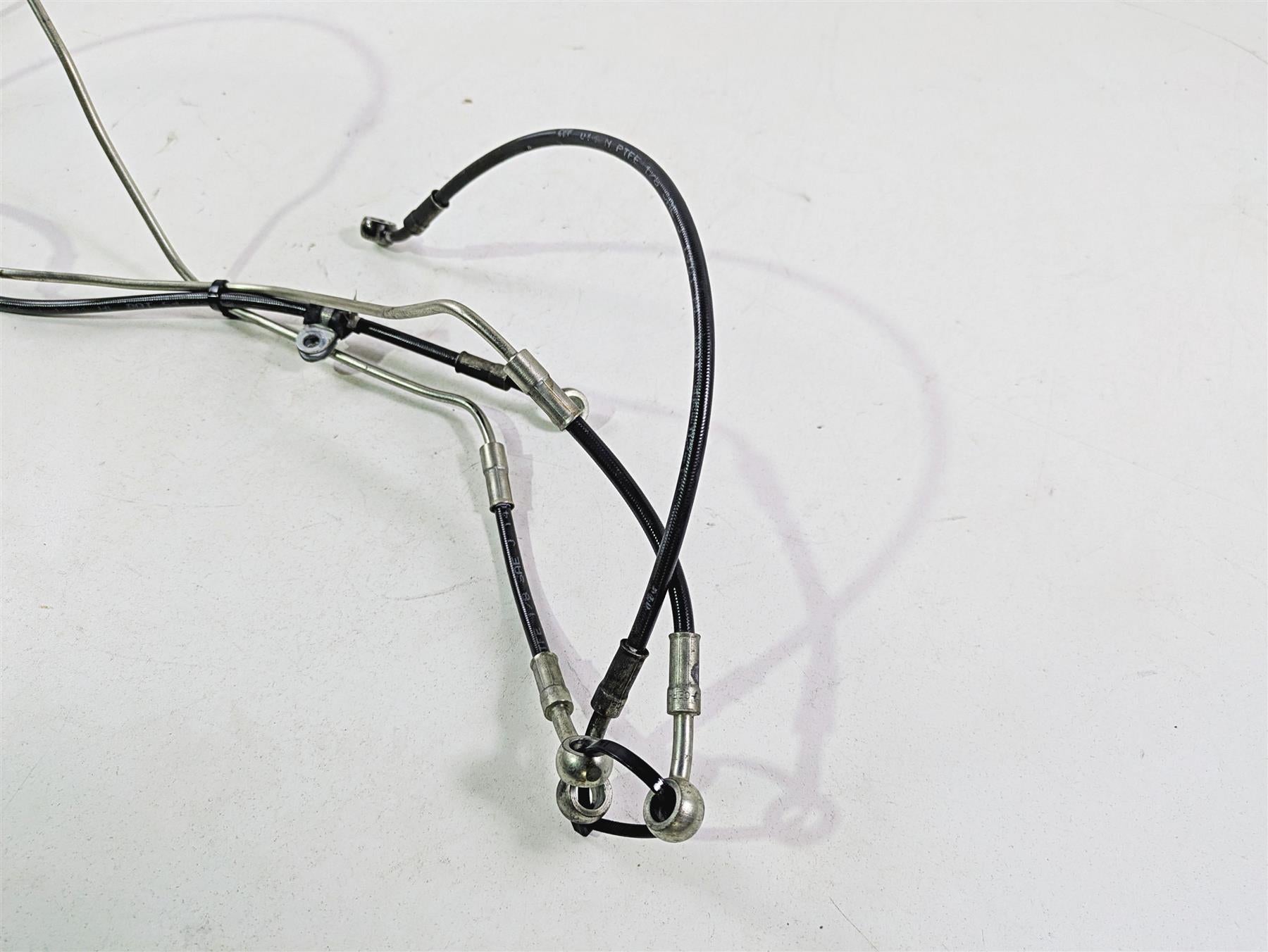 2013 Ducati Hypermotard 821 SP Front Abs Brake Line Hose Set 61811511A 61811501A {{ shop.shopifyCountryName }} - Mototech271