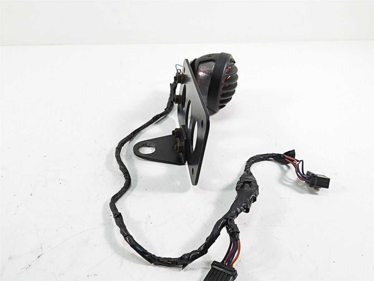 Harley Davidson Softail Rear Side Taillight License Plate Mount Holder {{ shop.shopifyCountryName }} - Mototech271