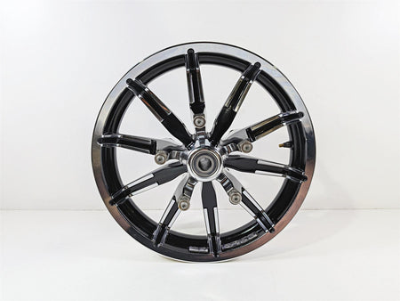 2014 Harley Touring FLHTK Electra Glide Nice Impeller Contrast Front Wheel Rim 17x3 43300386-Mototech271