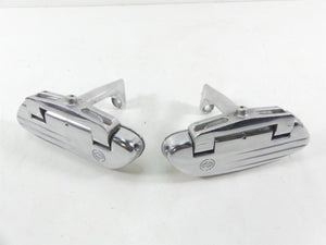 2004 Harley FLHTC SE CVO Electra Glide Rear Chrome Floorboard Set 47373-04