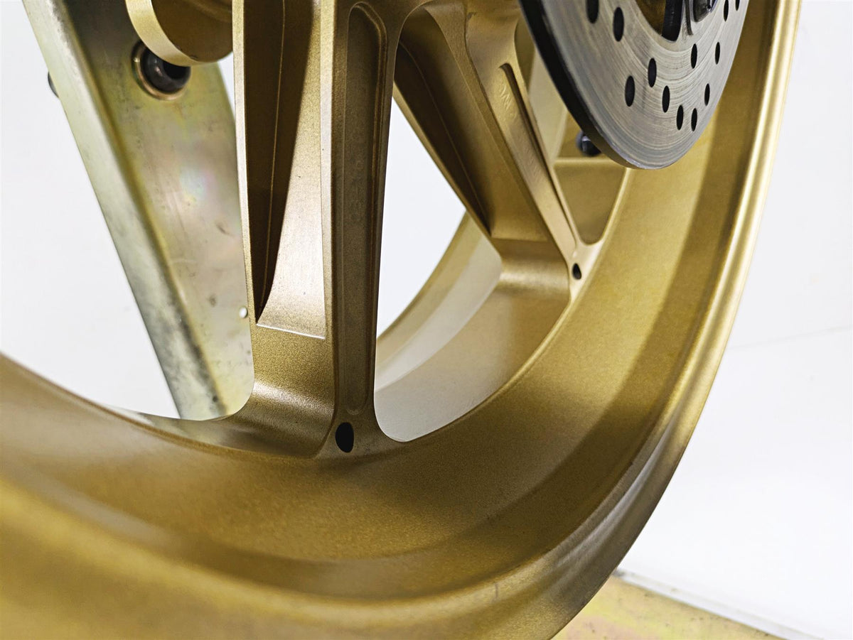 2016 BMW S1000RR K46 Rear Wheel Rim Forged Gold 17x6 Straight 36318548893 {{ shop.shopifyCountryName }} - Mototech271