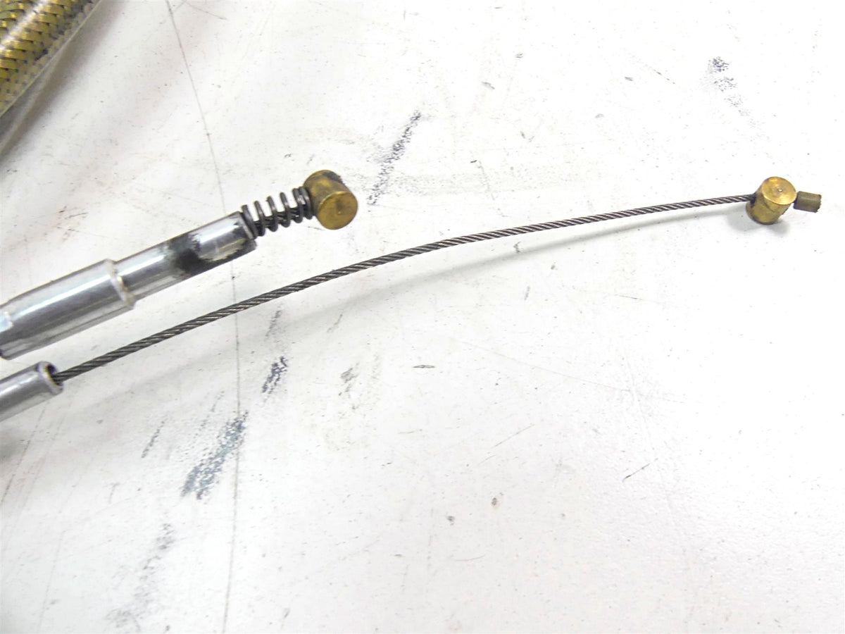 2002 Harley Touring FLHTC Electra Glide 16" Ape Hanger Clutch & Throttle Cable {{ shop.shopifyCountryName }} - Mototech271