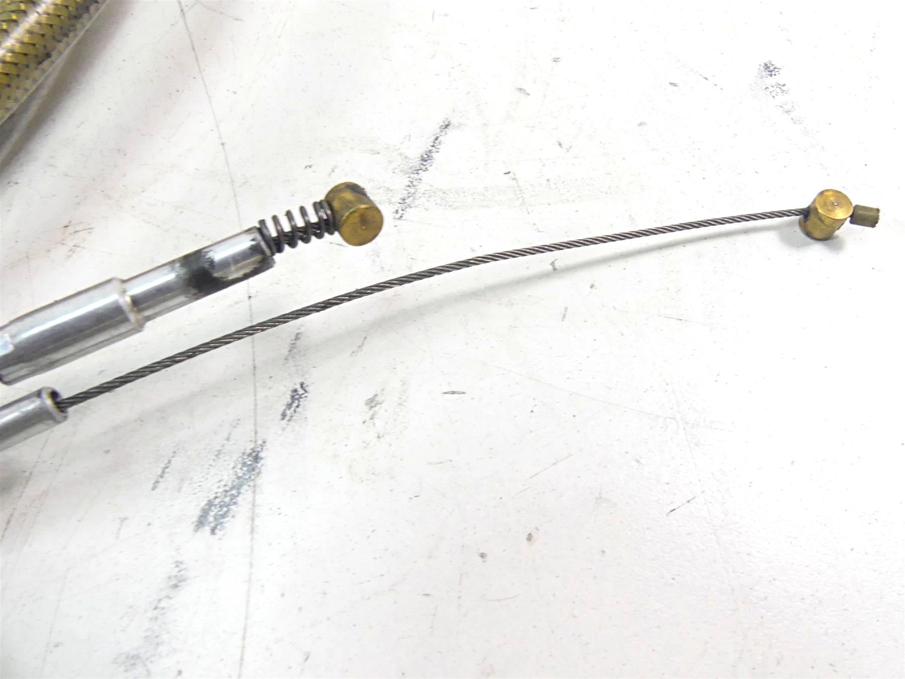 2002 Harley Touring FLHTC Electra Glide 16" Ape Hanger Clutch & Throttle Cable {{ shop.shopifyCountryName }} - Mototech271