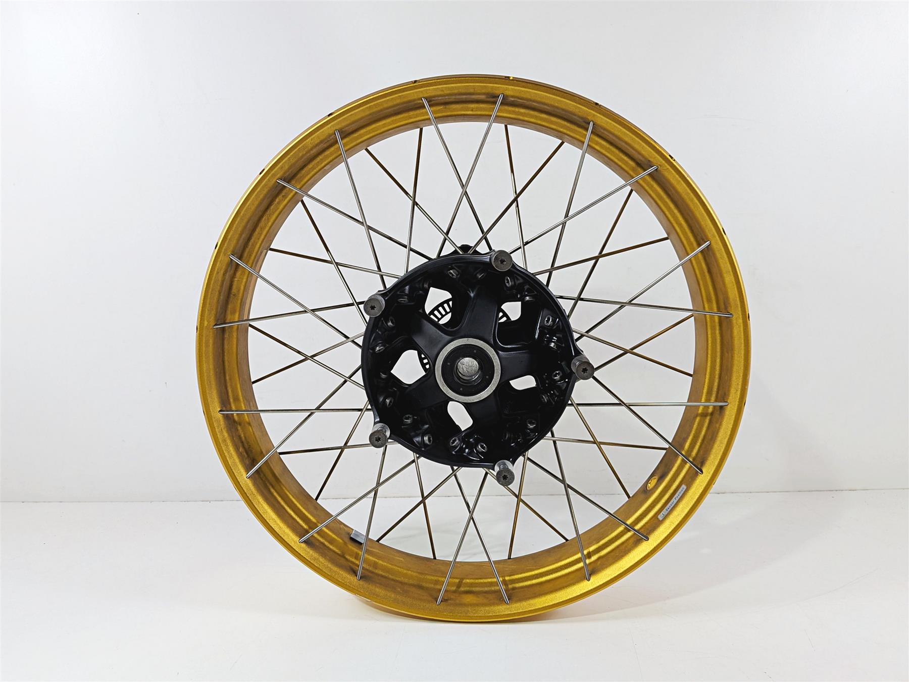 2021 BMW R1250GS K51 Adventure Straight 19x3 Gold Front Spoke Wheel Rim 36318404330-Mototech271