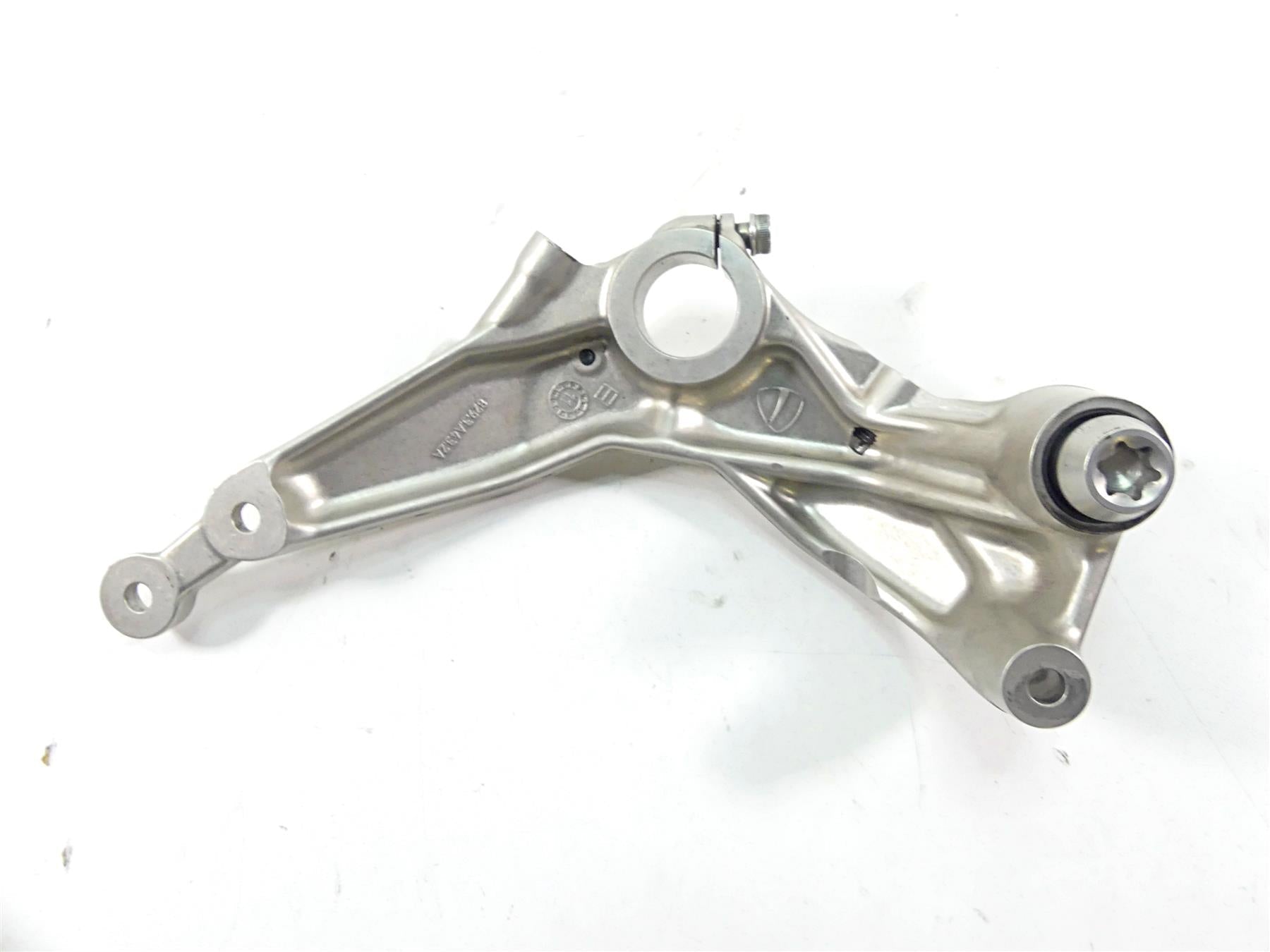2012 Ducati Panigale 1199S Left Frame Footpeg Swingarm Mount 8293A432A {{ shop.shopifyCountryName }} - Mototech271