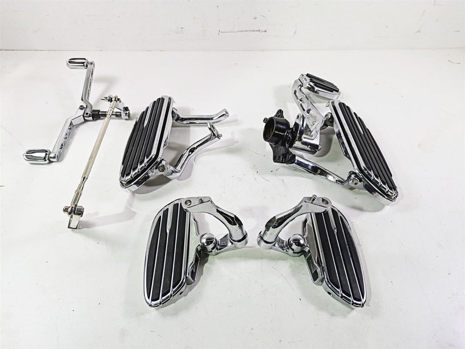 2011 Harley Touring FLHTCUSE CVO E-Glide Chrome Full Floor Board Set 51499-09A {{ shop.shopifyCountryName }} - Mototech271