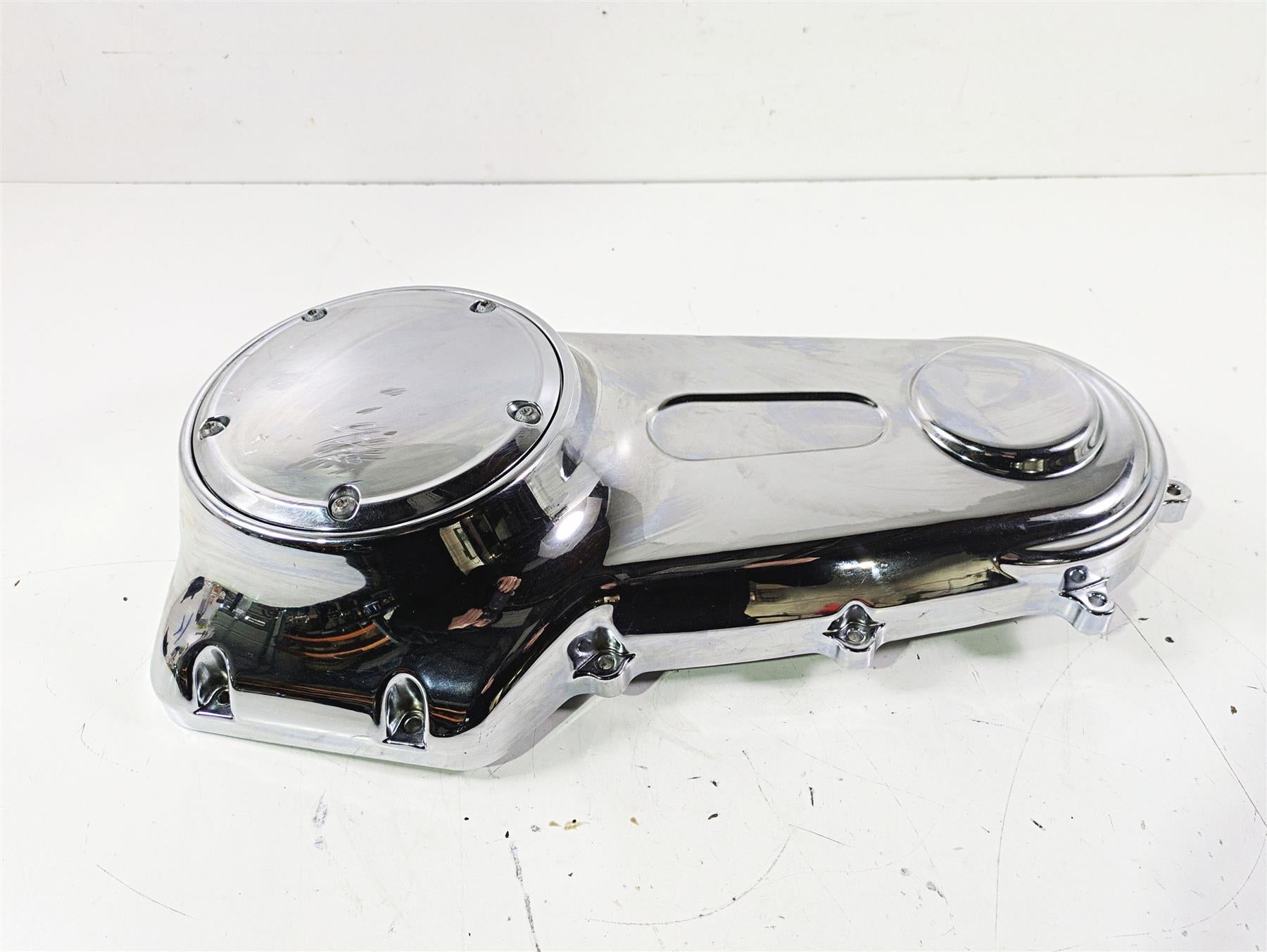 2007 Harley FXDWG Dyna Wide Glide Outer Primary Drive Clutch Cover 60784-06 {{ shop.shopifyCountryName }} - Mototech271