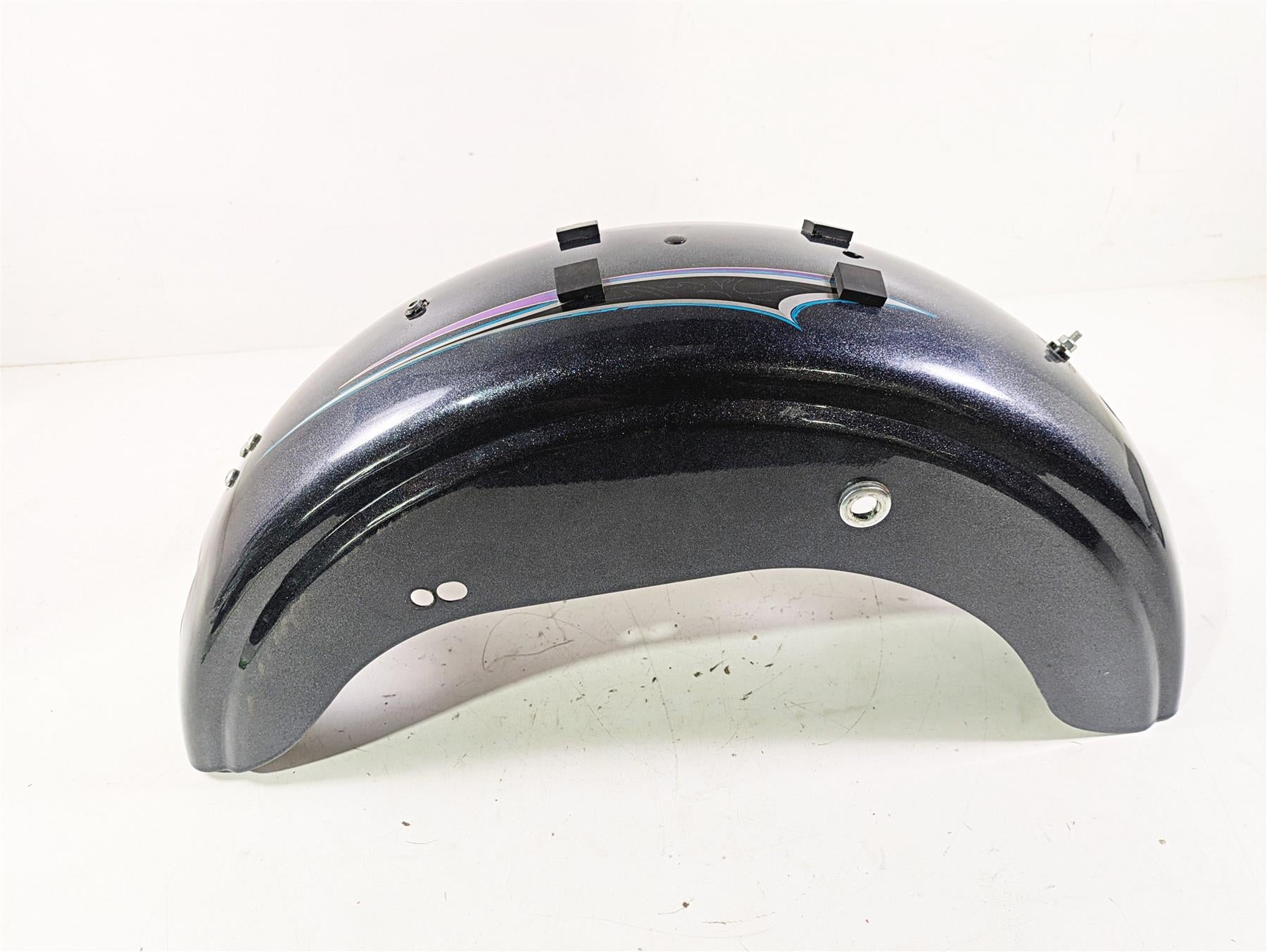 2015 Harley FXDL Dyna Low Rider Rear Fender - Black Magic - Small Dent 59634-06A