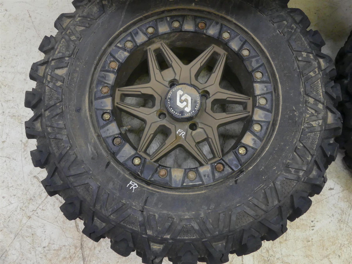 2016 Yamaha YXZ1000 R EPS SE Sedona Split 6 Beadlock Wheel Rim 14x7 4x115 Set {{ shop.shopifyCountryName }} - Mototech271