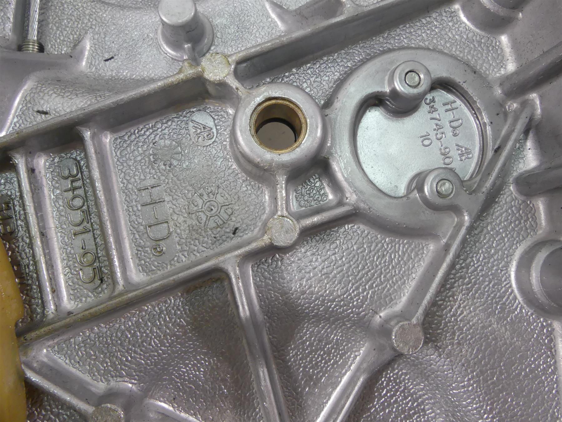 2001 Harley Davidson XL1200 Sportster Primary Drive Clutch Cover +Cable 34951-95 {{ shop.shopifyCountryName }} - Mototech271