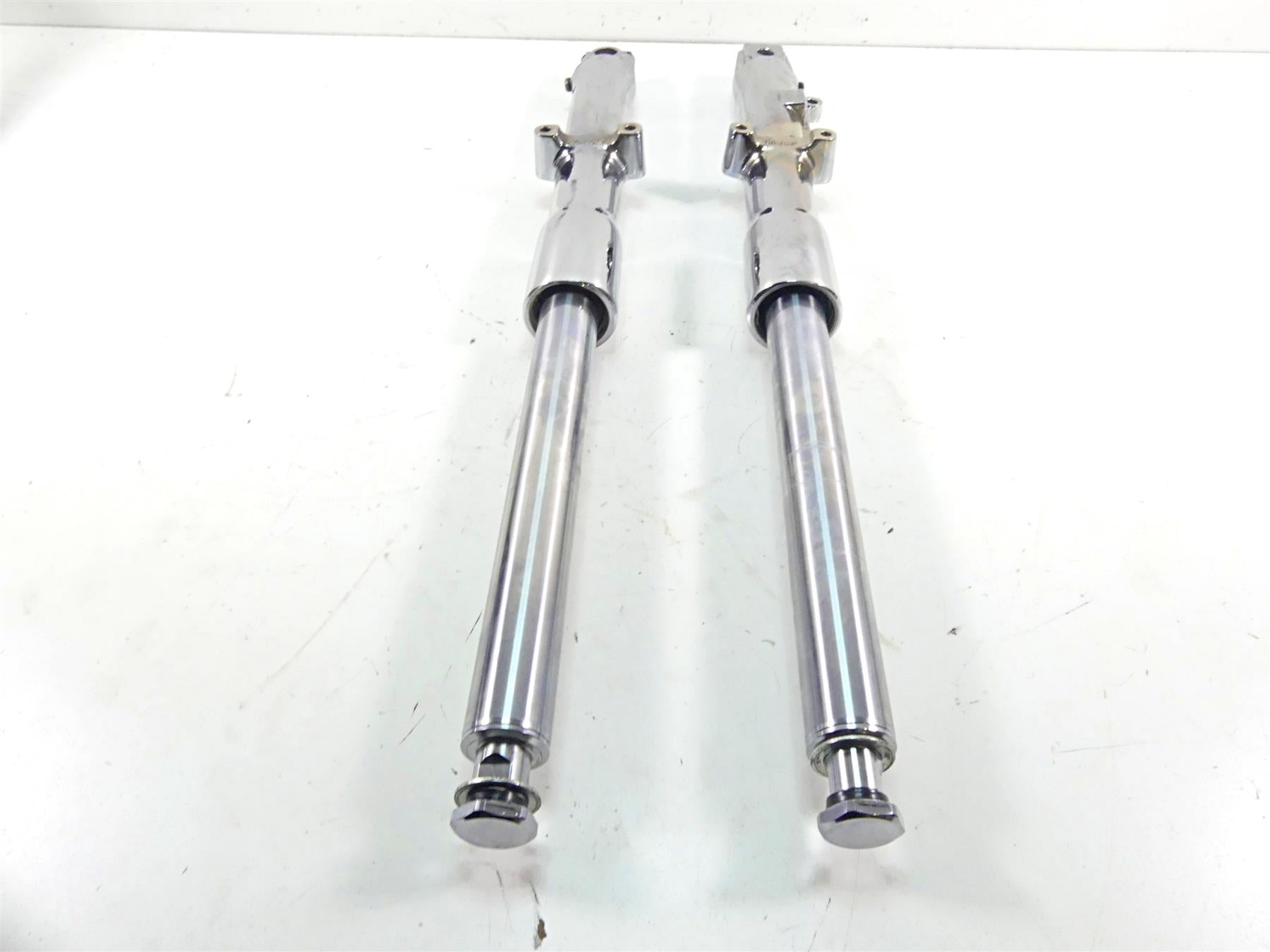 2002 Harley FLSTCI Softail Heritage Chrome 41mm Front Forks 45915-00 45916-00 {{ shop.shopifyCountryName }} - Mototech271