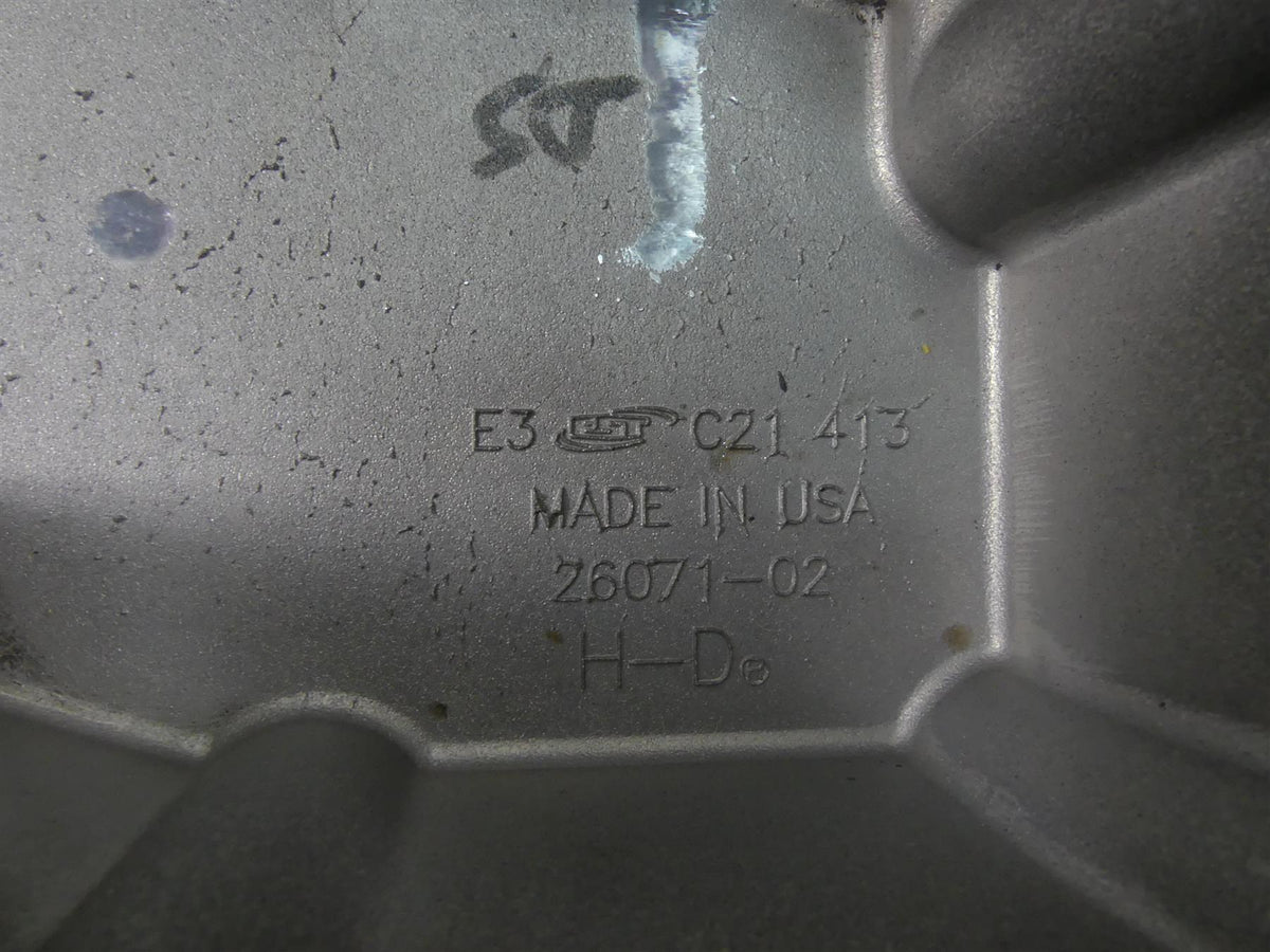 2009 Harley Dyna FXDF SE CVO Fat Bob Transmission Oil Pan Cover 26071-02 {{ shop.shopifyCountryName }} - Mototech271