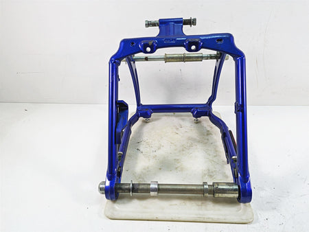 2009 Harley FXCWC Softail Rocker C Swingarm Swing Arm Flame Blue Pearl 47694-09 {{ shop.shopifyCountryName }} - Mototech271