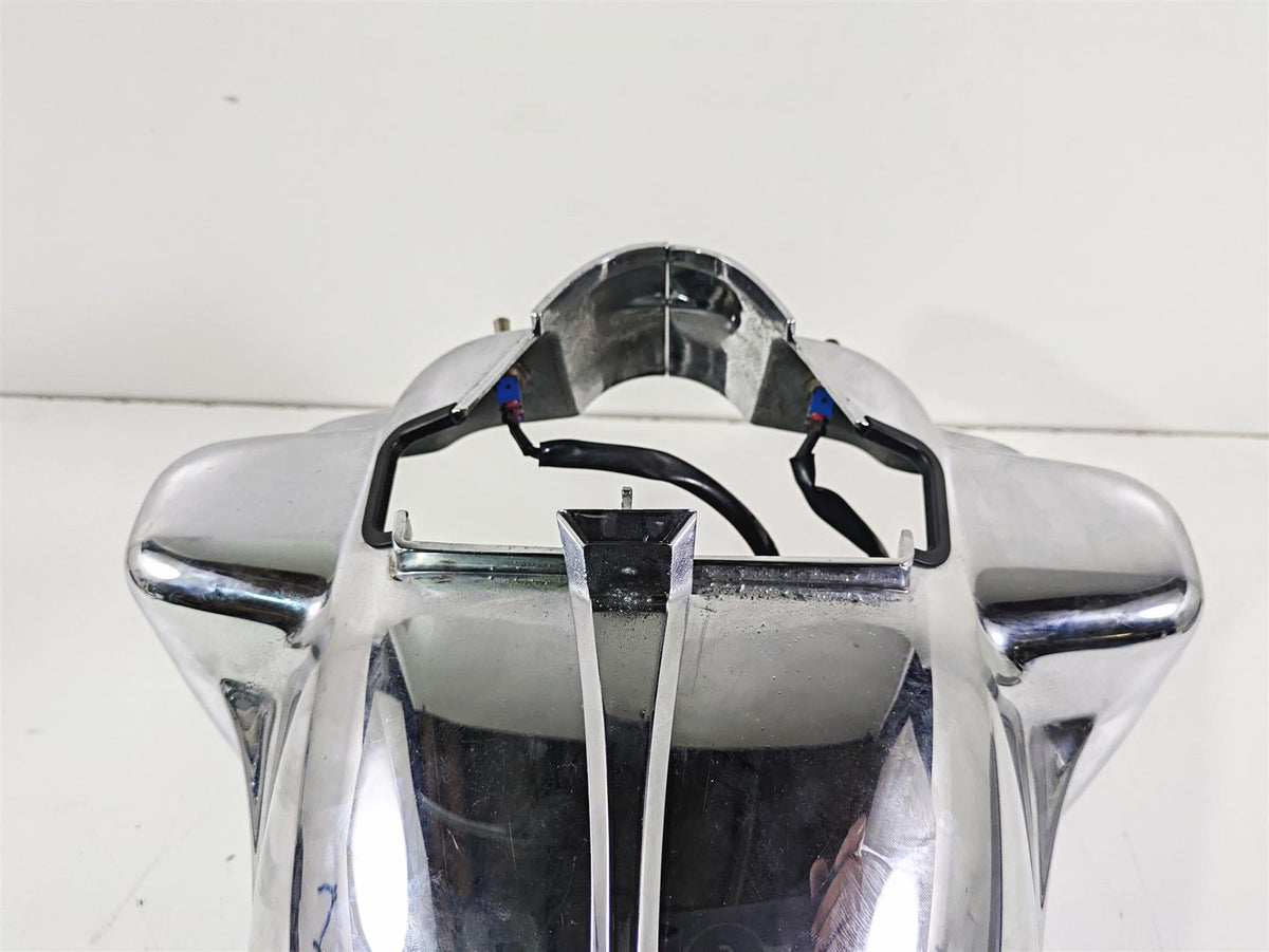 2005 Harley Touring FLHRI Road King Headlight Nacelle Lamp Covers 67674-03B {{ shop.shopifyCountryName }} - Mototech271