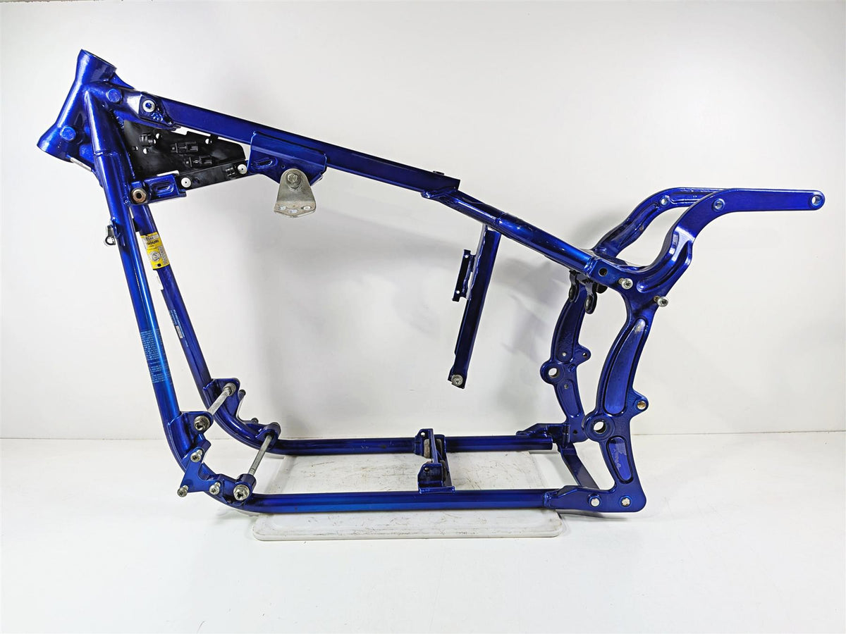 2005 Harley Softail FLSTFSE CVO Fat Boy Straight Blue Frame Chassis With Clean Mississippi Title 47008-00C-Mototech271