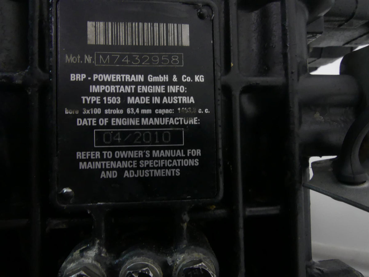 2010 Sea-Doo 4-Tec GTX 215 Running Engine Motor 137H Turbo- Video 420150360 {{ shop.shopifyCountryName }} - Mototech271