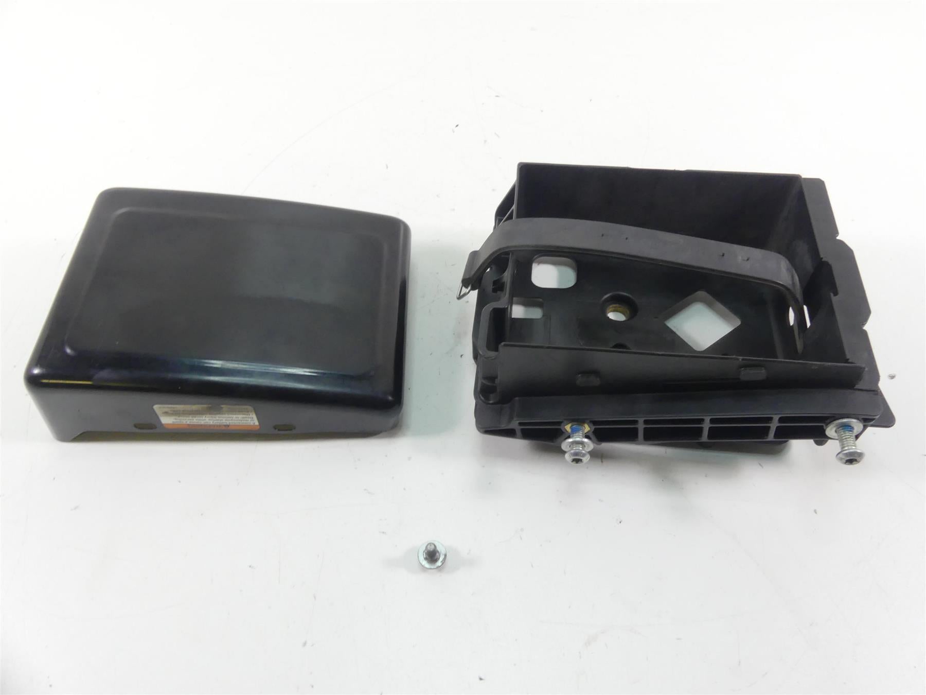 2015 Harley FLD Dyna Switchback Battery Tray & Black Cover 70379-06B 66444-12DH | Mototech271