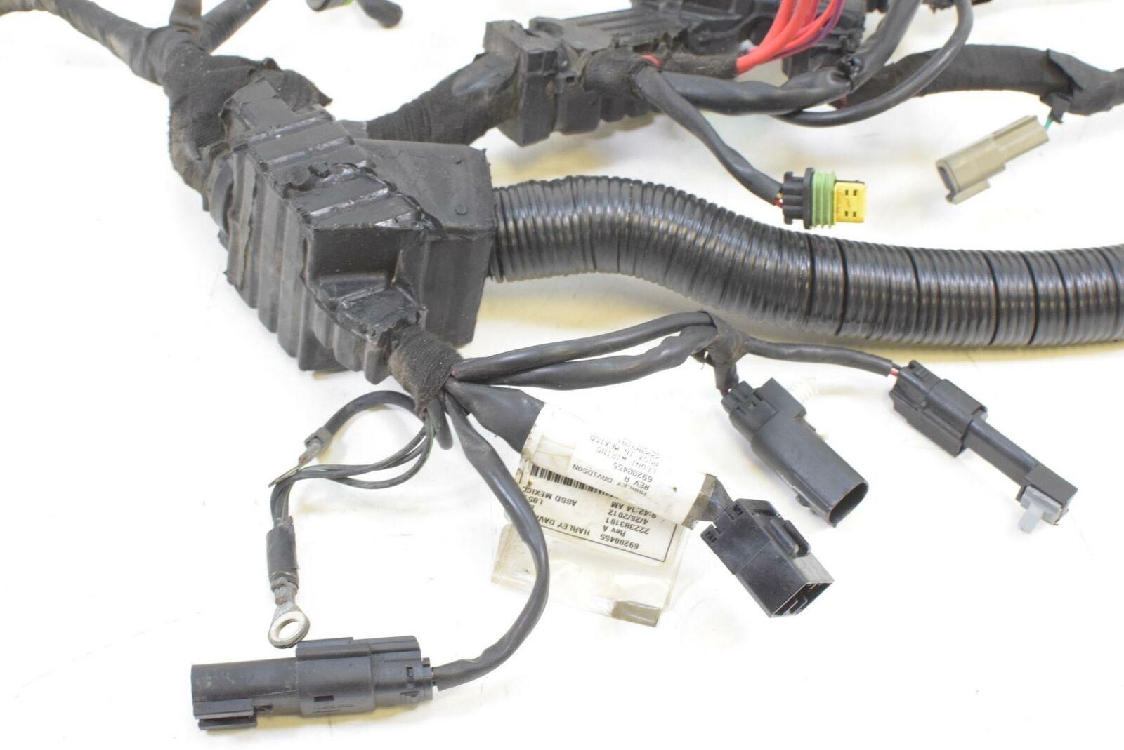 2012 Harley FXDC Dyna Super Glide Non ABS Main Wiring Harness Loom 71072-12A {{ shop.shopifyCountryName }} - Mototech271