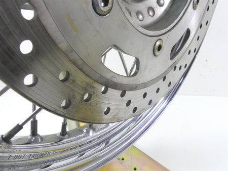 2002 Triumph Bonneville America Front 18x2.5 Wheel Rim -Read T2000054 {{ shop.shopifyCountryName }} - Mototech271