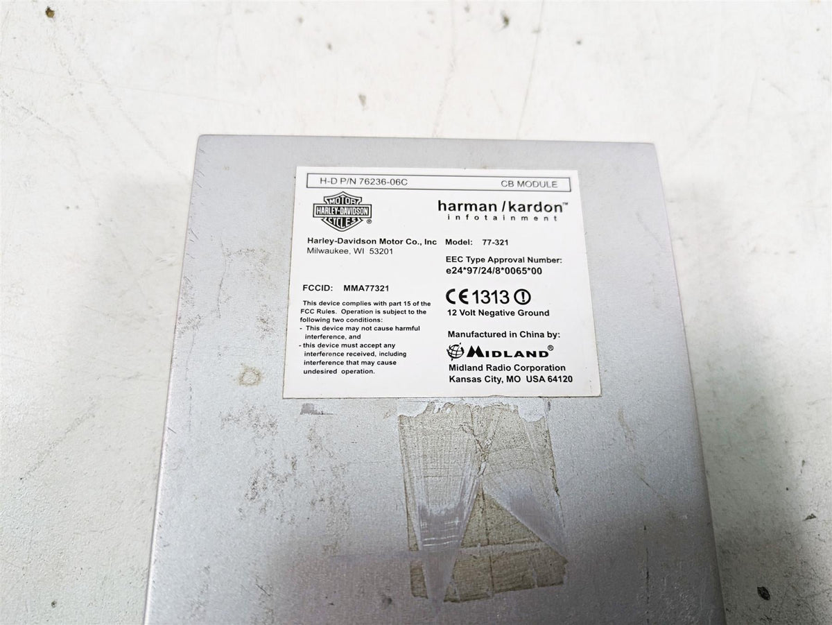 2009 Harley Touring FLHTCU Electra Glide Harman Kardon Cb Module 76236-06C {{ shop.shopifyCountryName }} - Mototech271