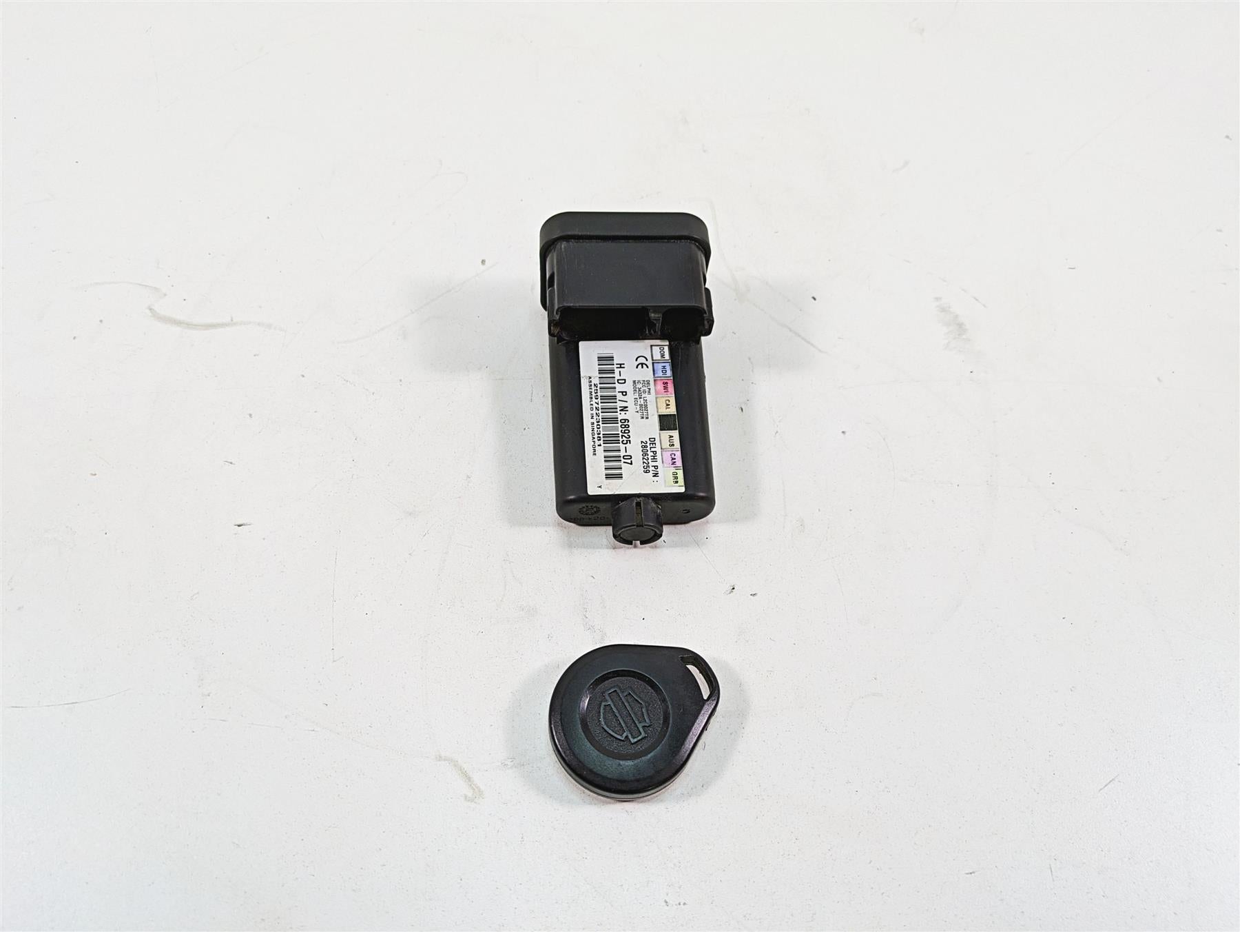 2009 Harley FXDF Dyna Fat Bob Tssm Turn Signal Security Module + Fob 68925-07 {{ shop.shopifyCountryName }} - Mototech271